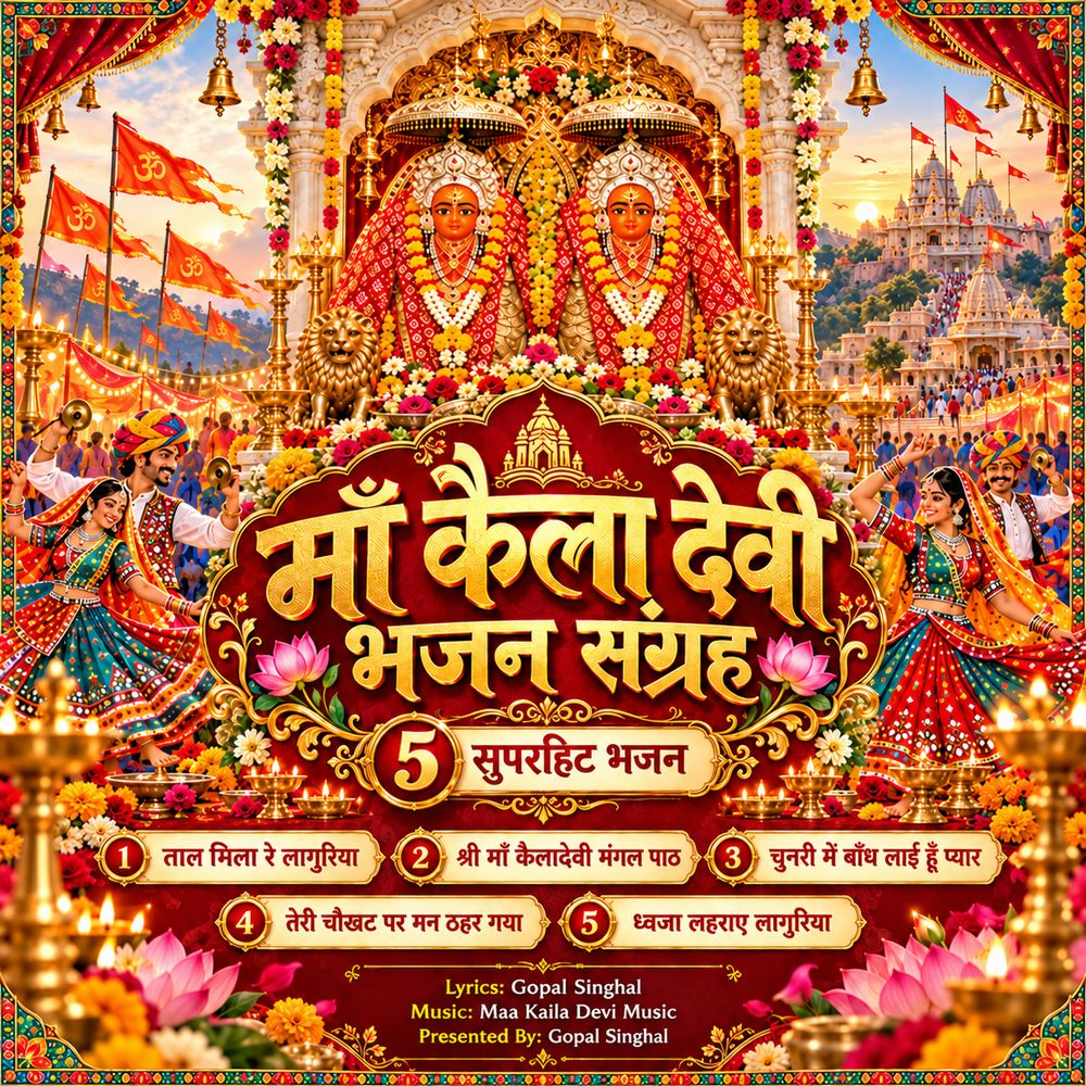 Maa Kaila Devi Bhajan Sangrah — 5 bhajans